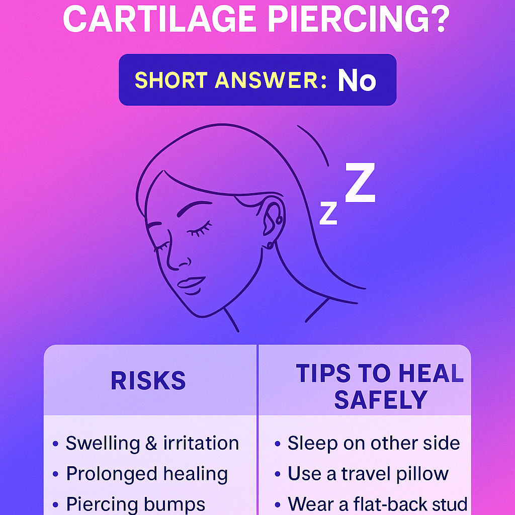 Can I Sleep on My Cartilage Piercing? Tips to Heal Safely