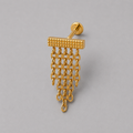 Drape Chain Dangle Labret in Gold - Titanium - Camden Body Jewellery