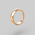 Basic Huggie Hoop in Gold - Titanium - Camden Body Jewellery