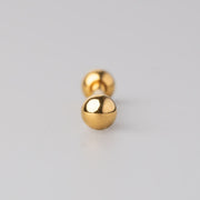 Tongue Barbell in Gold - Titanium - Camden Body Jewellery