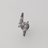 Lightening Bolt Labret in Silver - Titanium - Camden Body Jewellery