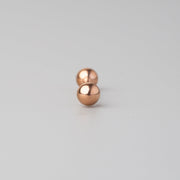 Tongue Barbell in Rose Gold - Titanium - Camden Body Jewellery