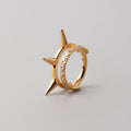 Nova Spike Segment Hoop - Titanium - Camden Body Jewellery