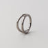 Hinged Segment Ring Double Stack in Silver - Titanium - Camden Body Jewellery