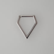 Dagger Clicker in Silver - Titanium - Camden Body Jewellery