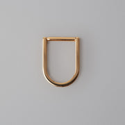 Padlock Clicker in Gold - Titanium - Camden Body Jewellery