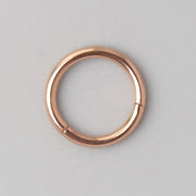 Segment Ring in Rose Gold - Titanium - Camden Body Jewellery