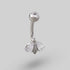 Bumble Bee Belly Bar - Titanium - Camden Body Jewellery