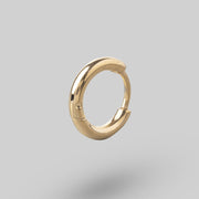 Titanium Classic Hoop (Pair) - Titanium in Gold - Camden Body Jewellery