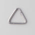 Triangle Shape Hinged Segment Ring in Silver - Titanium - Camden Body Jewellery