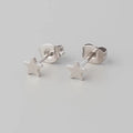 Star Stud Earrings - Titanium - Camden Body Jewellery