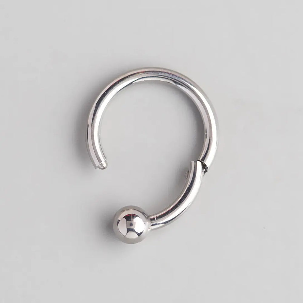 Hinged Segment Ring with Ball Centre - Titanium