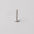 Internally Threaded Labret Bar - Titanium - Camden Body Jewellery