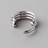Hinged Segment Ring Triple Lined - Titanium - Camden Body Jewellery