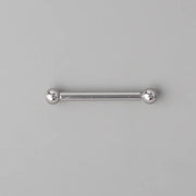 Straight Barbell with Balls - Titanium - Camden Body Jewellery