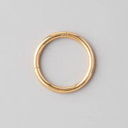 Clicker Ring in Gold - Titanium - Camden Body Jewellery
