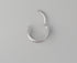 Triple Stack Segment Hoop in Silver - Titanium - Camden Body Jewellery