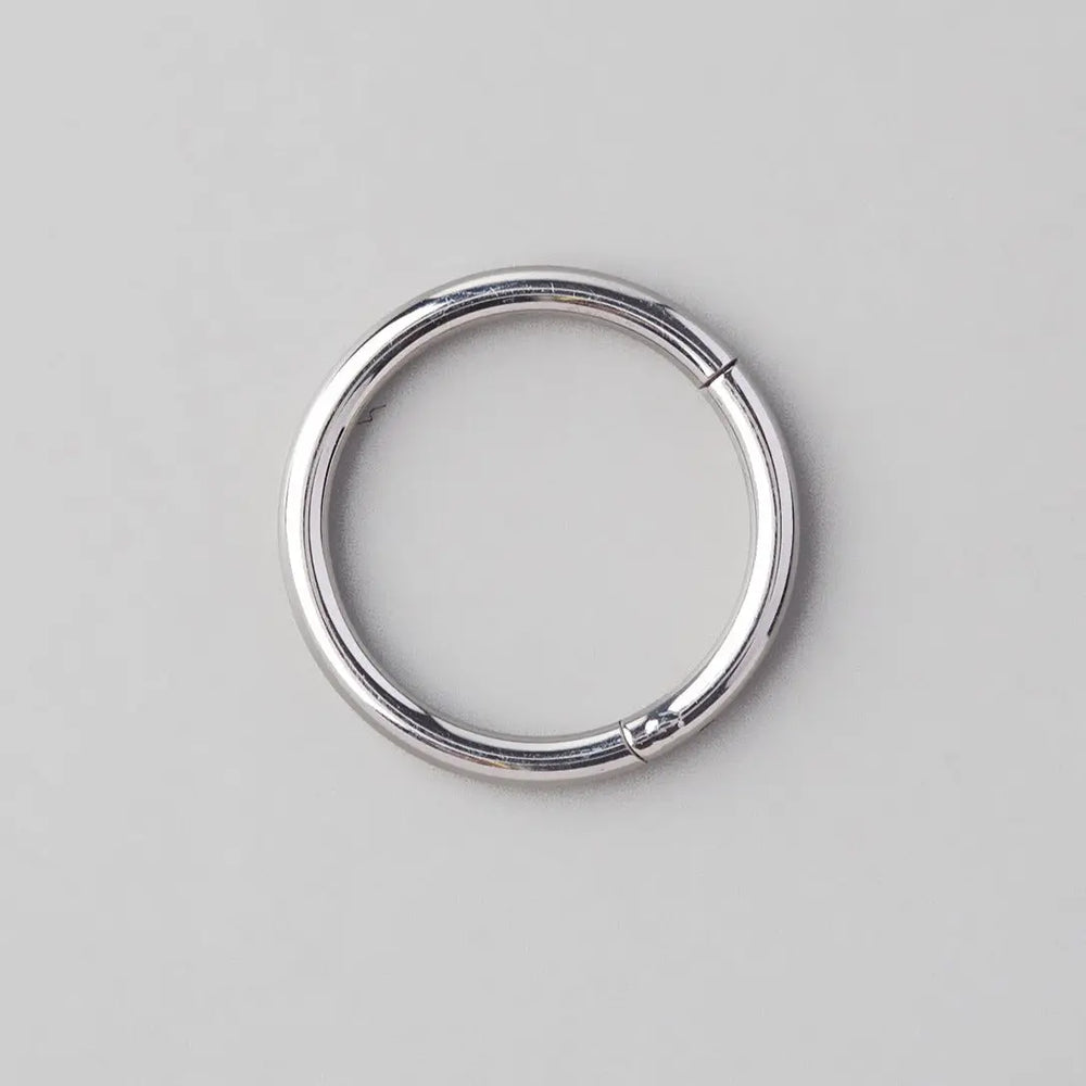 Segment Ring in Silver - Titanium