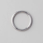 Segment Ring in Silver - Titanium - Camden Body Jewellery