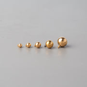 Internally Threaded Gold & Silver Titanium Balls (Sold in Pairs) - Camden Body Jewellery