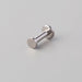 Dish Threadless Labret in Silver - Titanium - Camden Body Jewellery