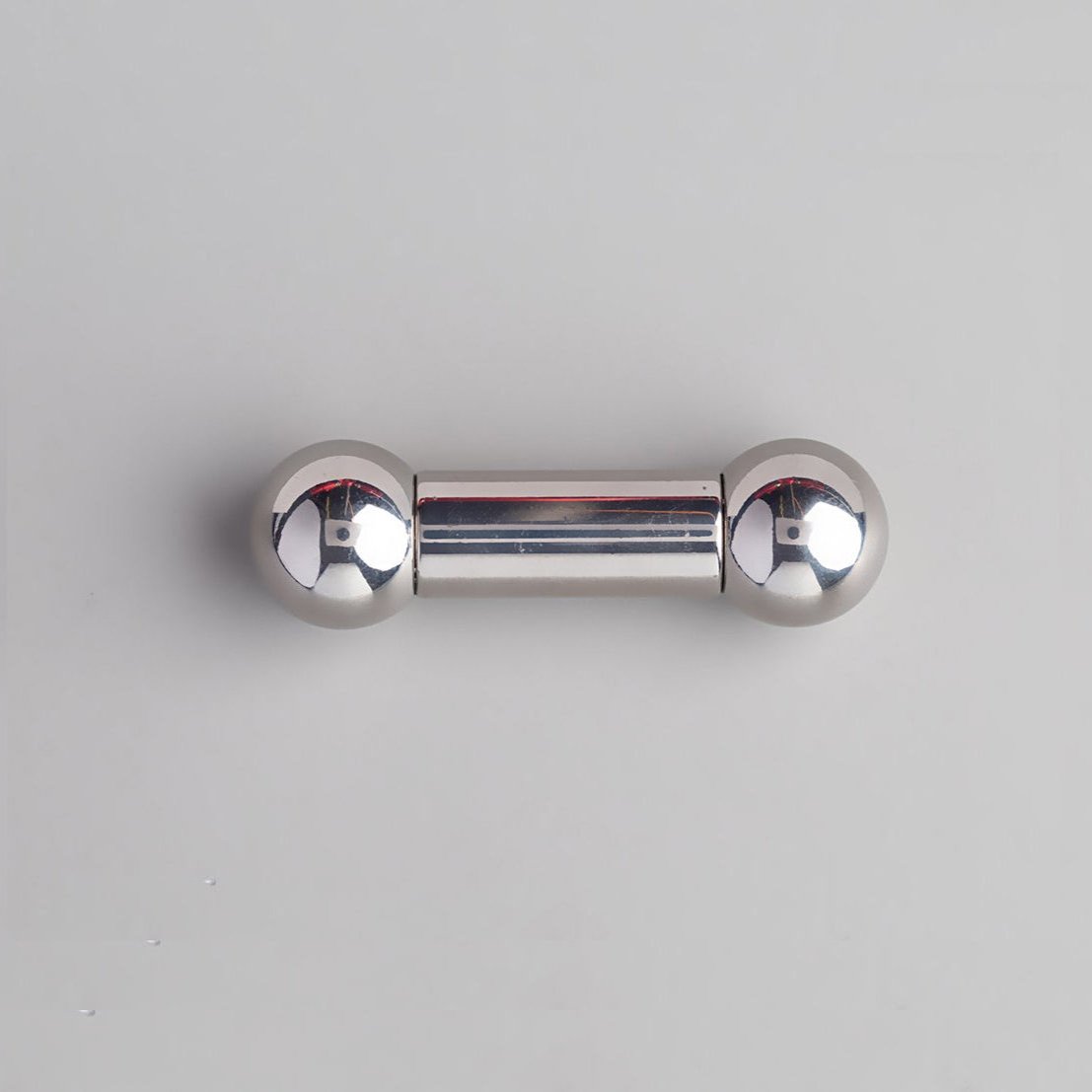 Large Size Straight Barbell with Balls - Titanium - Camden Body Jewellery