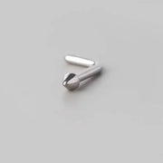 L-Shape Nose Stud with Spike Top - Titanium - Camden Body Jewellery
