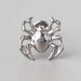 Spider Set Labret in Silver - Titanium - Camden Body Jewellery