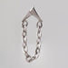 Arrow with Chain Dangle Labret in Silver - Titanium - Camden Body Jewellery