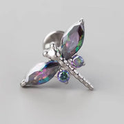 Dragonfly Labret in VM - Titanium - Camden Body Jewellery